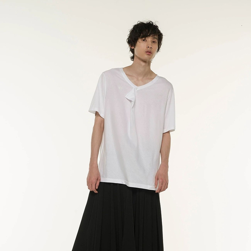 

2021 S-6xl!! New Fashion Men's T-shirt Loose with White Seam FTKE
