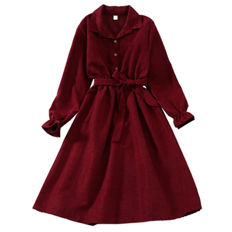 

Women's Sweaters 2022 Winter Dress Women Turn Down Collar Long Flare Sleeve Sashes High Waist Girl 6 Solid Colors Vintage Shirt Z2335, White;black