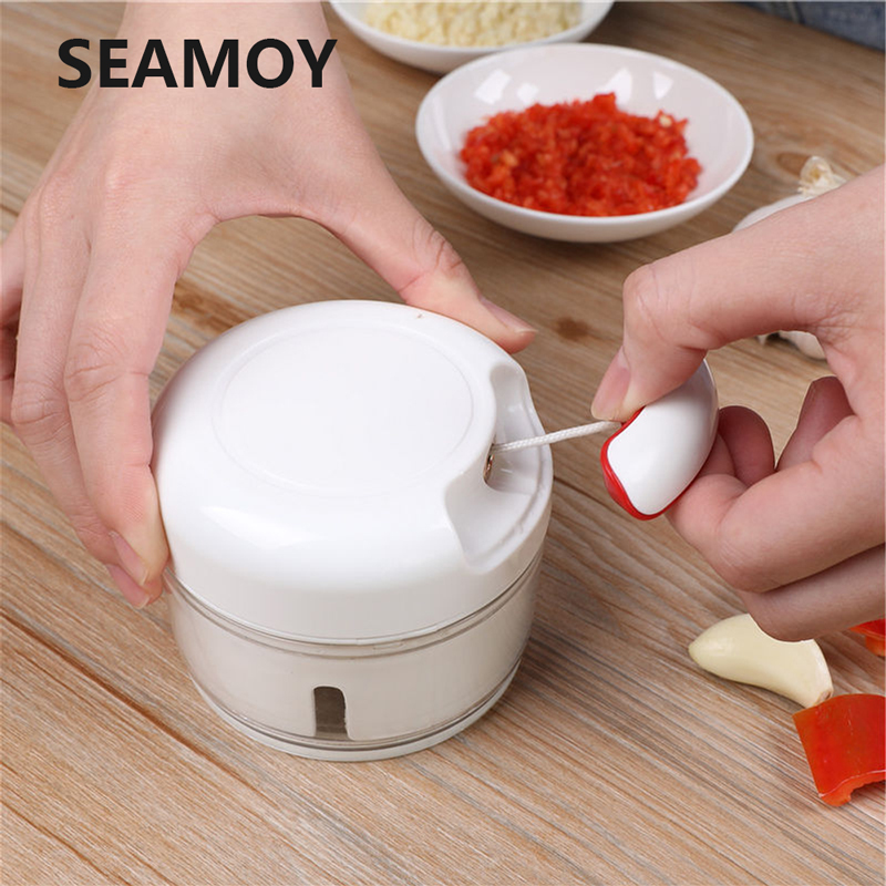 

Power Grinder Manual Manual Kitchen Knife Kitchen Knife Mixer Cut Meat Fruit And Vegetable Mut Crusher 170ML