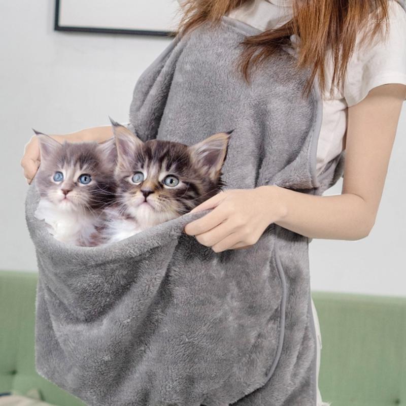 

Puppy Cats And Dogs Carry Backpack Coral Velvet Cat Hair Apron Anti-sticky Hair Hug Dog Clothes Rack Cat Pocket Bed^o^1, Sleepping bag