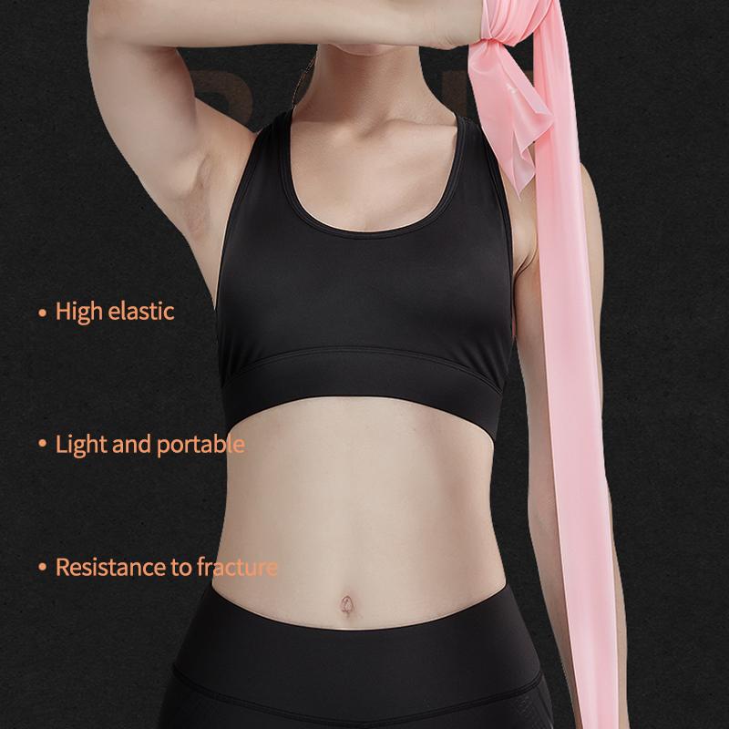 

200*15cm Resistance Band Portable Easy Cleaning Elastic Fitness Latex Band Training Fitness Gum Pilates Crossfit Equipment, Purple