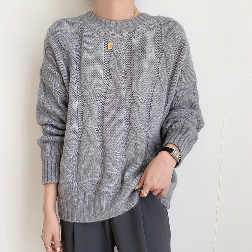 

2021 Fall New Thick Pit Strip Turtleneck Women Plus Size Wind All Games of Fine Mesh Top Sweater L4dv, Blue