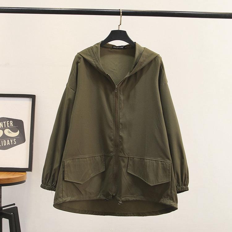 

Plus Size Women's coats Cotton Coat Fashion Solid Autumn Winter Trench Coat, Blue