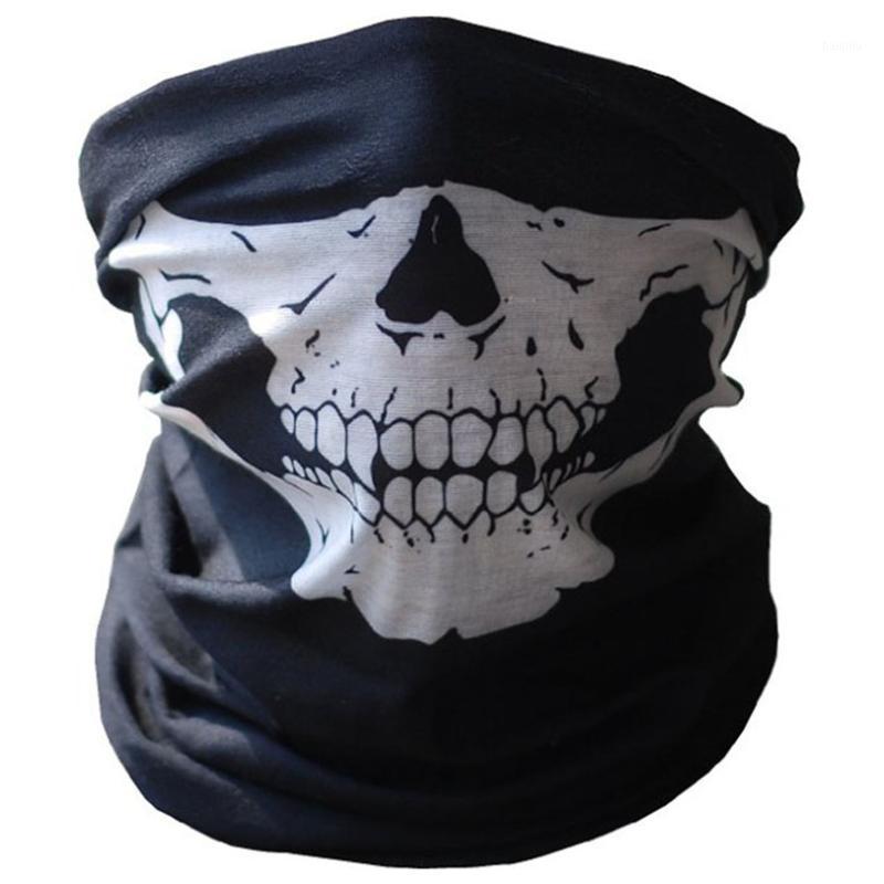 

Bicycle Hiking Skull Bandana Headscarf Outdoor Cycling Scarf Face Mask Neck Protective Mask Hiking Scarf Wristband For Men Women1, Black