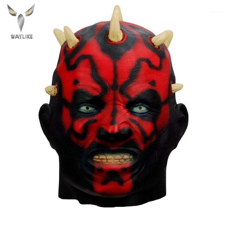 

Waylike Latex Star Movie Darth Maul Mask Scary Horror Halloween Masquerade Wars Mask for Cosplay Party Costume1