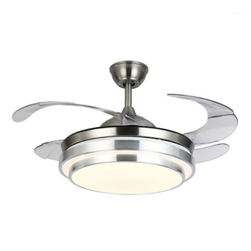 

Modern Simple Ceiling Fan Light ABS fan blade acrylic LED 110v / 220v 36/42 inches for remote control of living room lighting1
