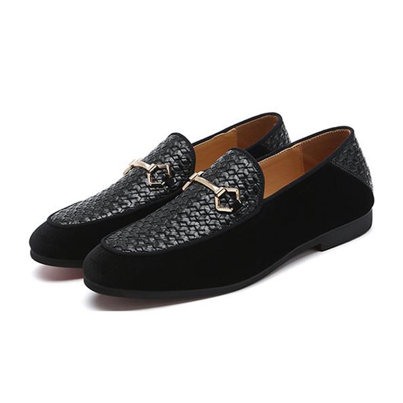

Casual Men Shoes 2020 New Fashion Brand Men Shoes Suede Loafers Comfortable Flats Moccasins Blue Black Slip on