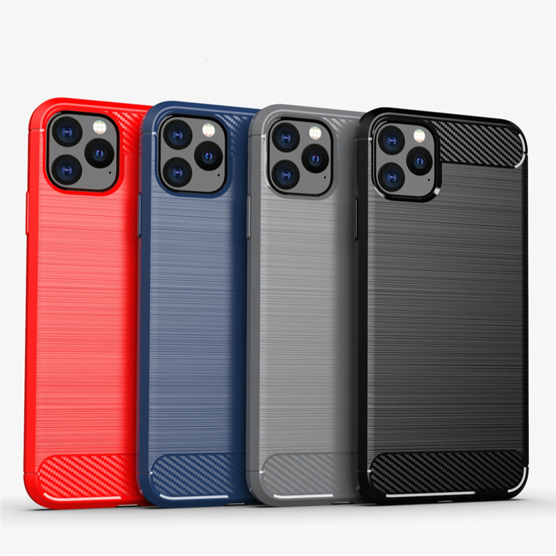 

Luxury fashion Carbon Fiber Case for Samsung Galaxy S21 Ultra S20 S10 Plus 9 8 Matte Soft Silicone Slim Case Cover for Note 20 Ultra S21Plus, Blue