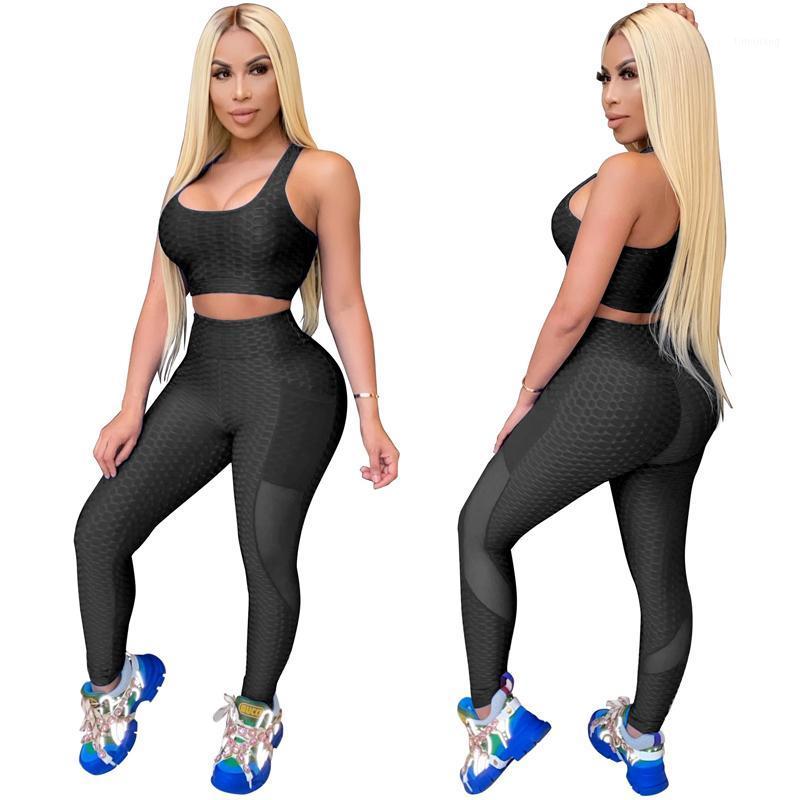 

Fitness Seamless Yoga Set Gym Set Women Sportswear High Waist Workout Clothes For Women Tights Padded Push-Up Sports Suit Femal1, Black