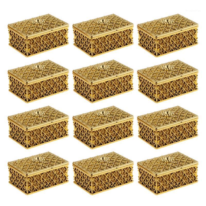 

Pack of 12pcs Delicate Gridding Shaped Candy Box Gift Box for Wedding Favor1