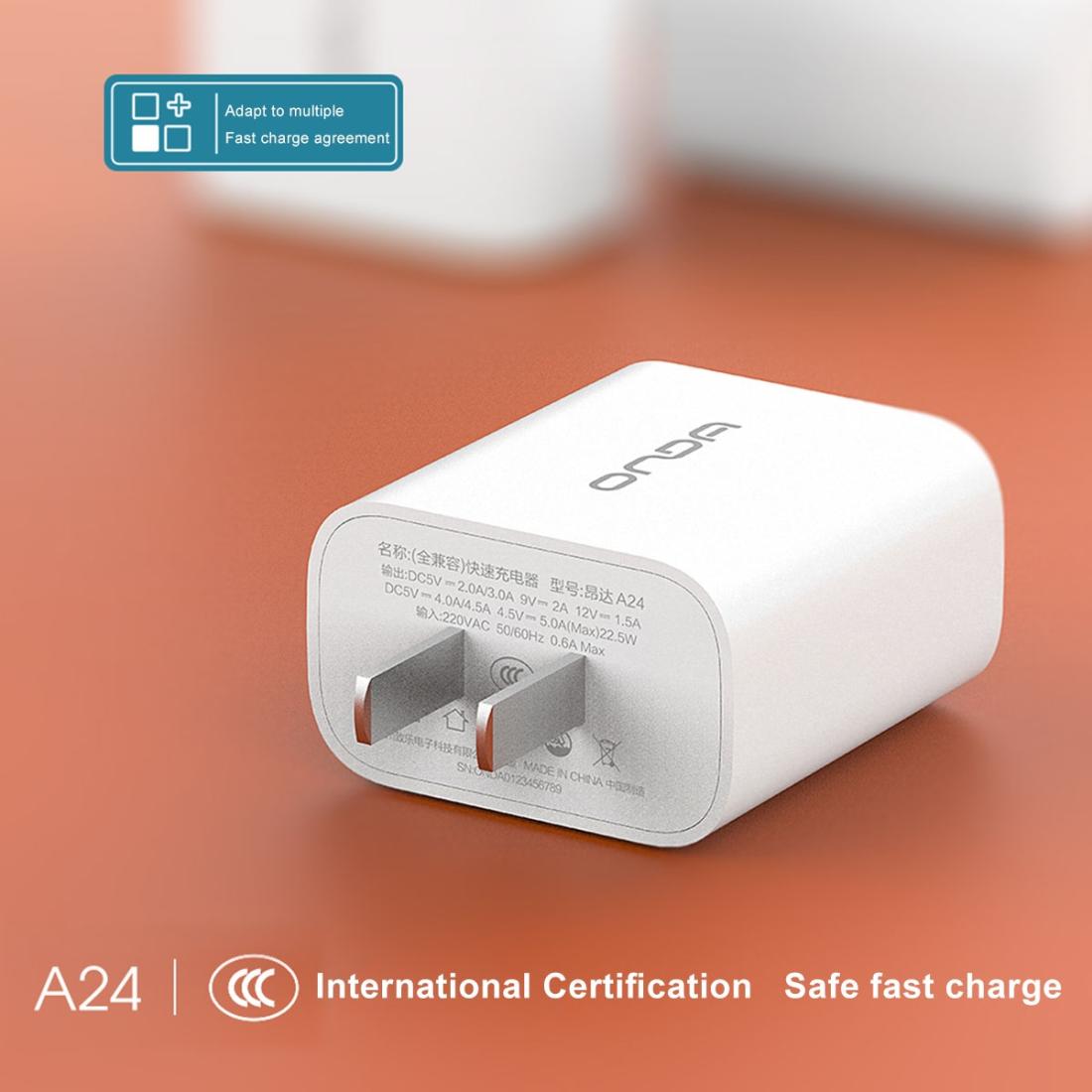 

ONDA A24 22W USB Fast Charging Power Adapter