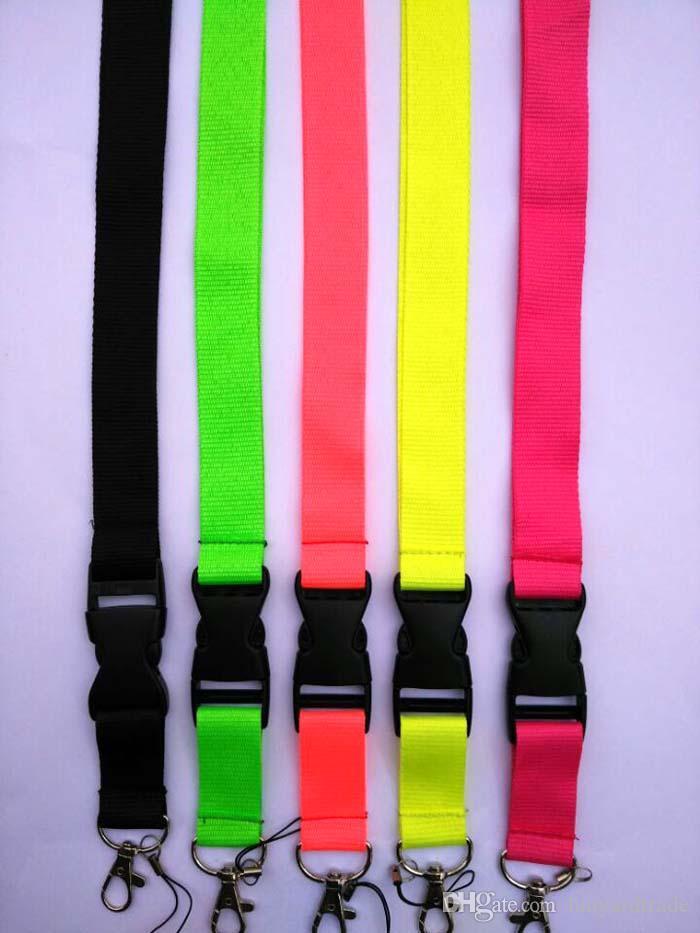 

CellPhone Lanyard Straps Clothing brand Keychain Lanyards Phone Keys MP3 Camera ID Badge Holder Detachable Buckle wholeasale DHL new quality