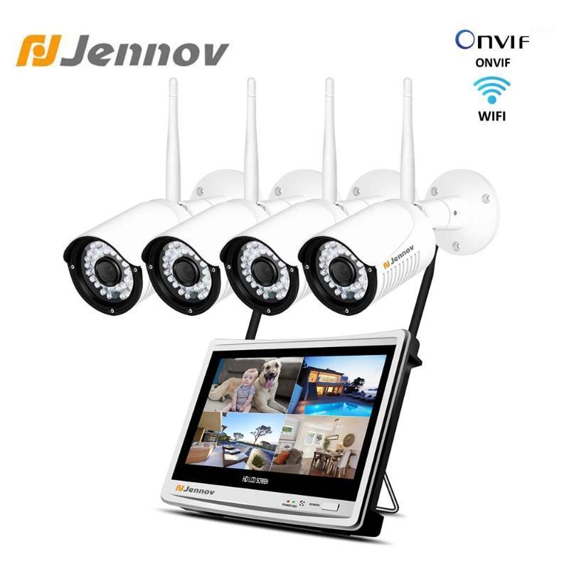 

Jennov Video Surveillance Kit IP 66 NVR Wifi CCTV 12 Inch LCD Monitor Home Security Camera System Wireless Outdoor Waterproof1