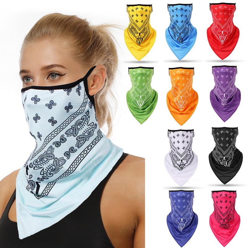 

Multifunction Headband Neck Gaiter Tube Scarves Hanging Ear Cover Face Shield Scarf Breathable Windproof Sun Face Guard Bandana