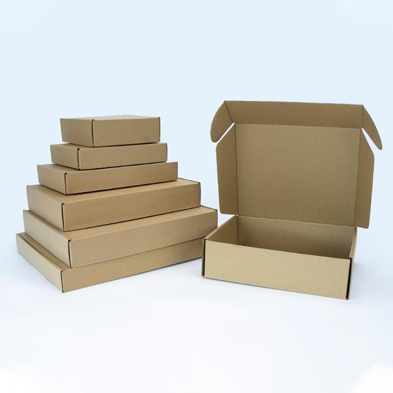 

5pcs / 10pcs / kraft packaging box Festival Party Gift Box birthday gift Kraft storage support customized size printing logo1