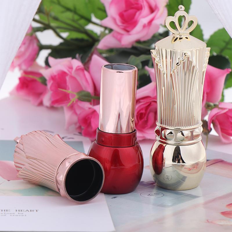

12.1mm Diameter Lip Gloss Tube Cosmetic Bottle Crown Lip Stick Makeup Container Empty1