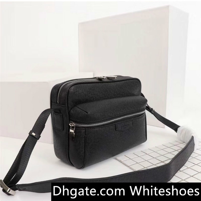 

Mens shoulder bags designers messenger bag famous trip bags briefcase crossbody good quality brand L0G0, Black