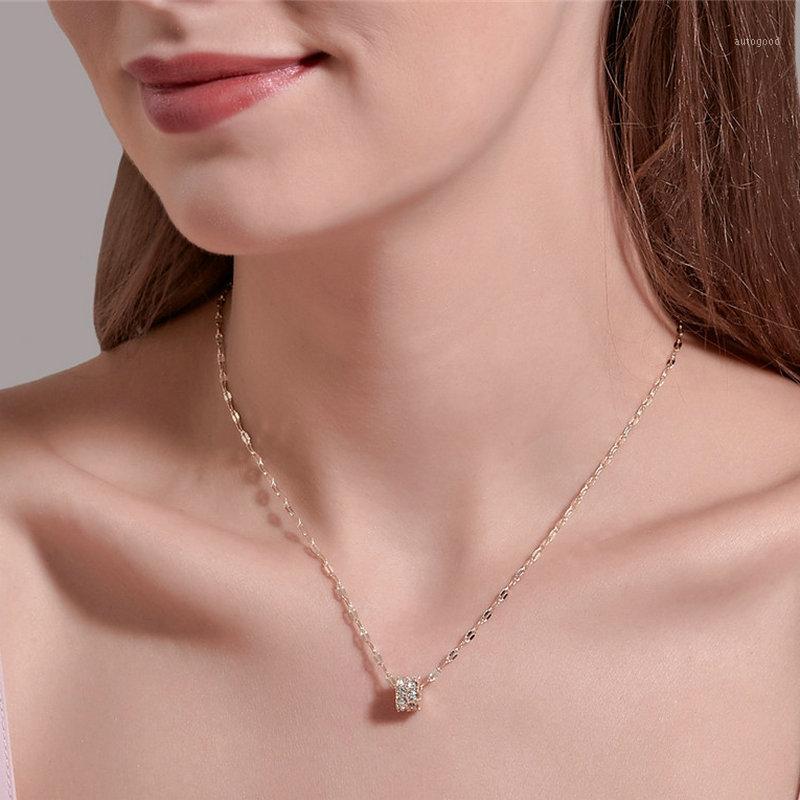 

Chokers South Korea Slim Waist Necklace For Women Female Choker Simple Non-Fading Temperament Roman Clavicle Chain Elegant Neck Band1