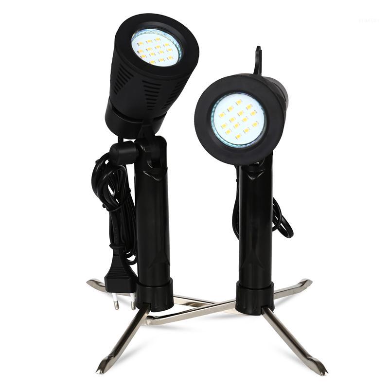 

2PCS 3.5W 14 pieces LED bulb 5500K Photography Photo Studio Light Lamp Camera Tripod Stand Bulb Spotlight for light tent1