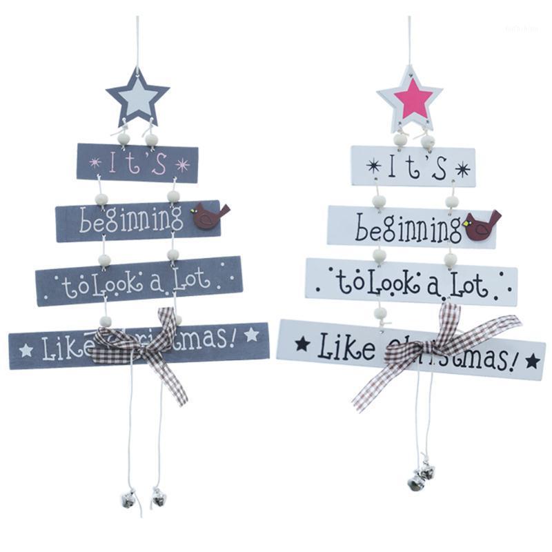 

Christmas Ornament Wooden Hanging Pendants Star Xmas Tree Christmas Decorations For Home Party New Year Navidad1