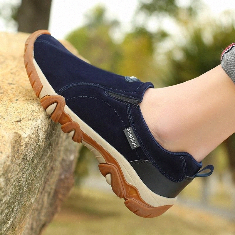 

Men Casual Shoes Breathable Loafers Trendy Sneakers 2020 New Comfortable Flat Handmade Leather Suede Loafers Shoes Men Footwear #Qv4s