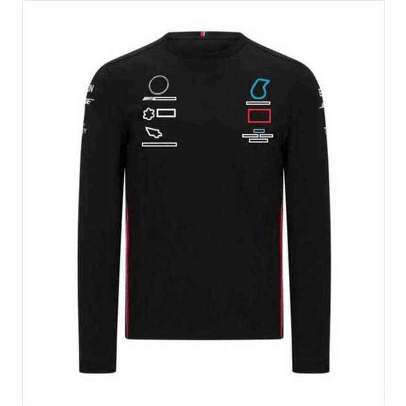 Luxury Brand Mens Petronas Mercedes t Shirts Sweatshirts F1 Formula One Racing Women Casual Long Sleeve T-shirts Benz Lewis Hamilton Team Work Cloth