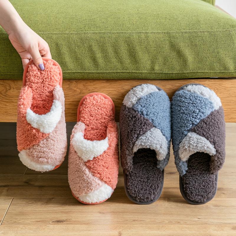 

Winter Women's Cozy Fur Memory Foam Slippers Non-Slip House Shoes Indoor Outdoor Bedroom Warm Soft Comfort New Arrival, Style3