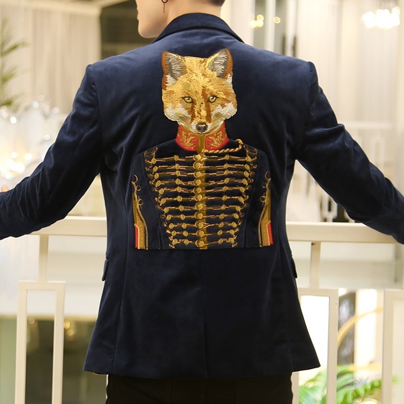 

2020 Male New Casual Button Thin Blazer Fit Erkek N5z9, The pictures