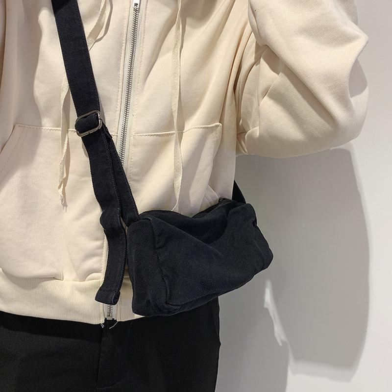 

Mini Canvas Shoulder Bags for Women Girls Female Solid Cotton Fabric Small Size Sling Crossbody Messenger Bag Handbag Purses New, Beige