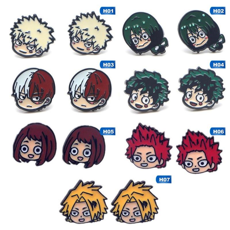 

Anime Boku No Hero Academia Ear Stud kids Earrings For Womens Enamel Earrings Jewelry Gifts Girls