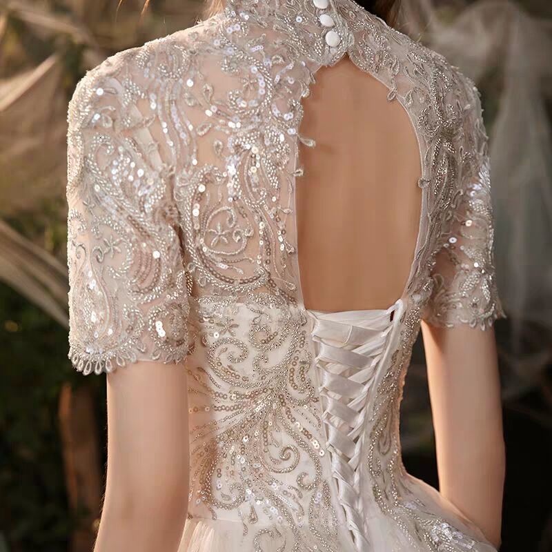 

2021 New Dressed Cleavage on v Wedding Dress I4RJ, Same as the photos