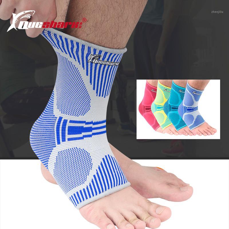 

Basketball Volleyball Colorful Nylon Ankle Support Silicone Non-slip Ankle Brace Compression Running Climbing Guard1, R1