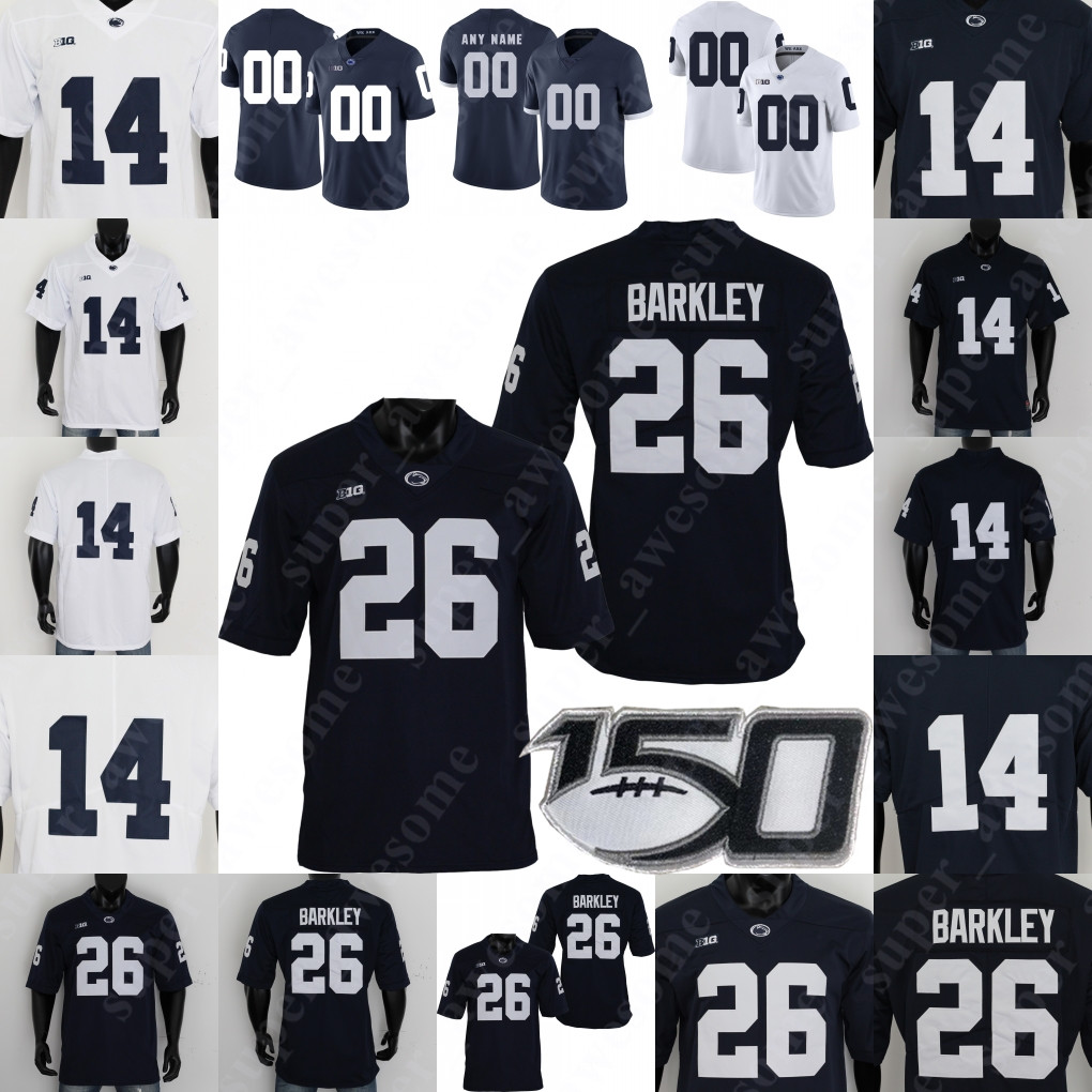 

Penn State Nittany Football Jersey Sean Clifford Jahan Dotson Devyn Ford Pat Freiermuth Lamont Wade Brandon Smith Adisa Isaac Shaka Toney, White old