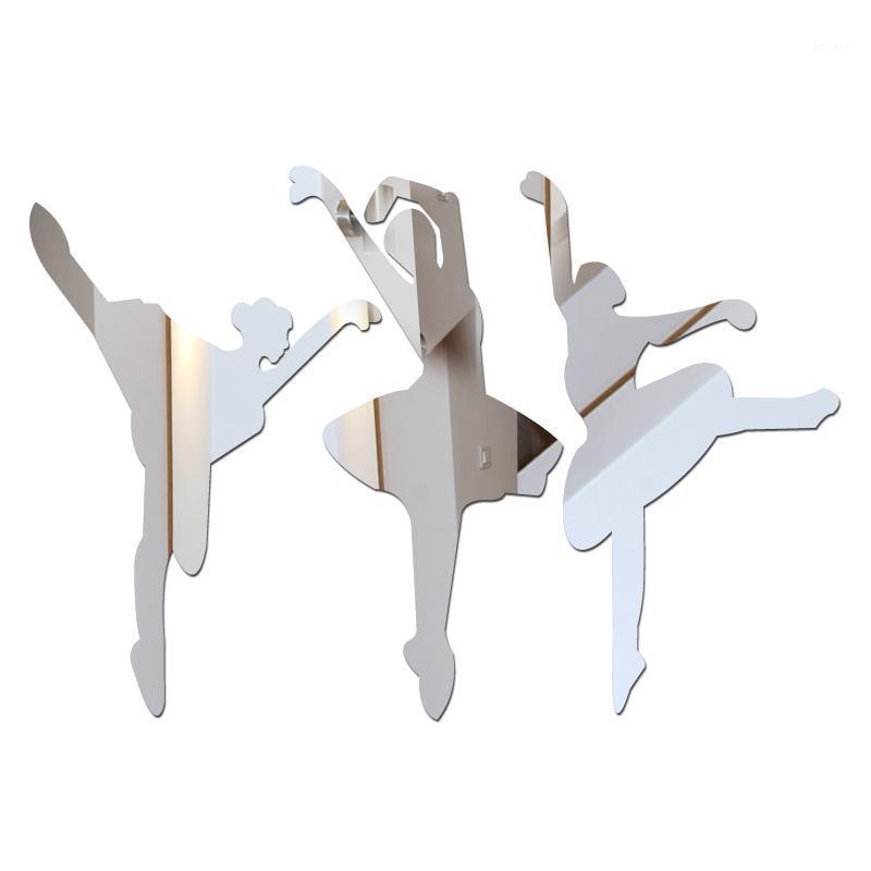 

new rushed Modern Acrylic home decorations kitchen Pattern diy mirror wall sticker large 3d stickers1