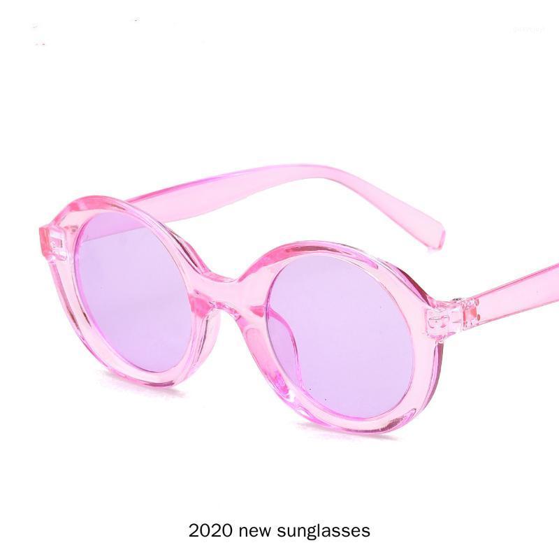 

MINCL/2020 Kids Sunglasses Fashion Plastic Mirror Candy Round Sun Glasses UV400 Protection for Gilrs Boys NX1