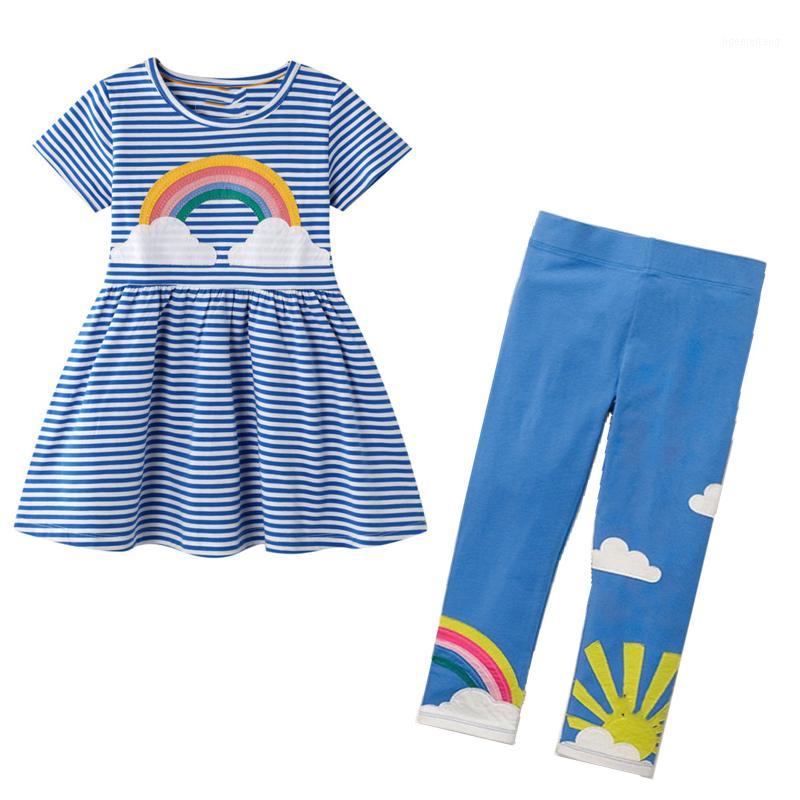 

Little maven Girls Boutique Outfits 2020 Rainbow Toddler Girl Clothing Set Children's Summer Boutique Outfits Kits For Baby1, 6464 1165 photo