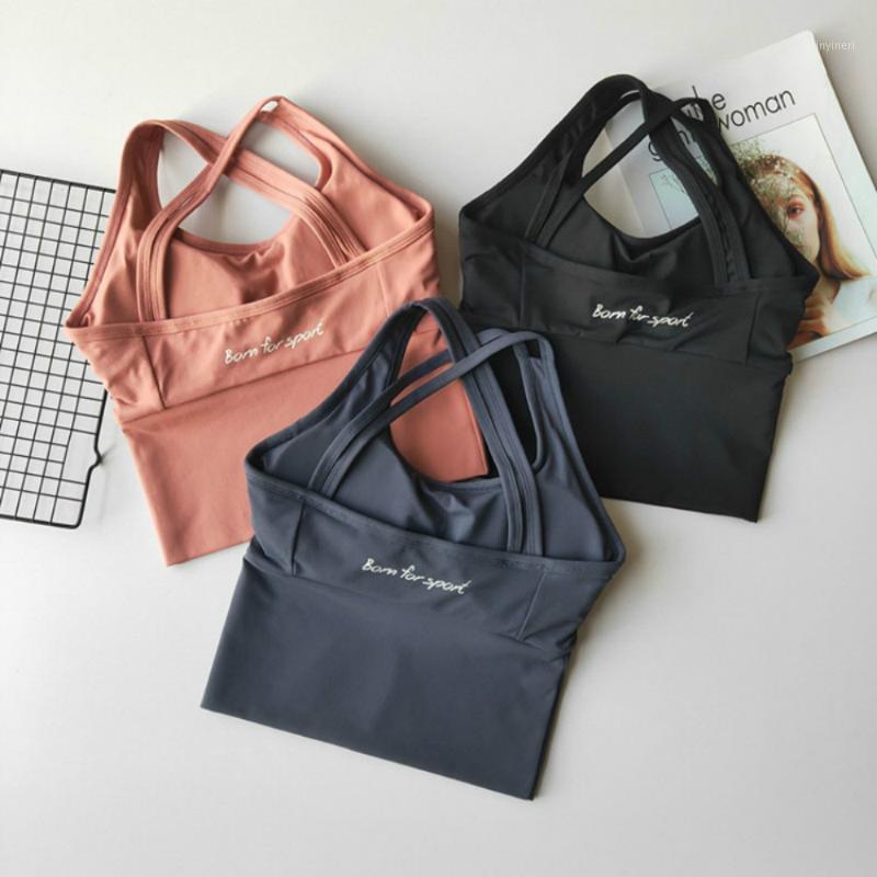 

Women Sport Bra High Impact Sports Bra Fitness Beauty Back Quick-Dry Seamless Top Gym Women Active Wear Yoga Vest Sport Tops1, Black