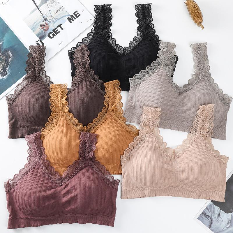 

Women Bras Tops Laces Bra Top For Women Push Up Cotton Sport Sexy Bra Intim Lingerie Top Sports Female Sujetador Deportivo1, Bra 01