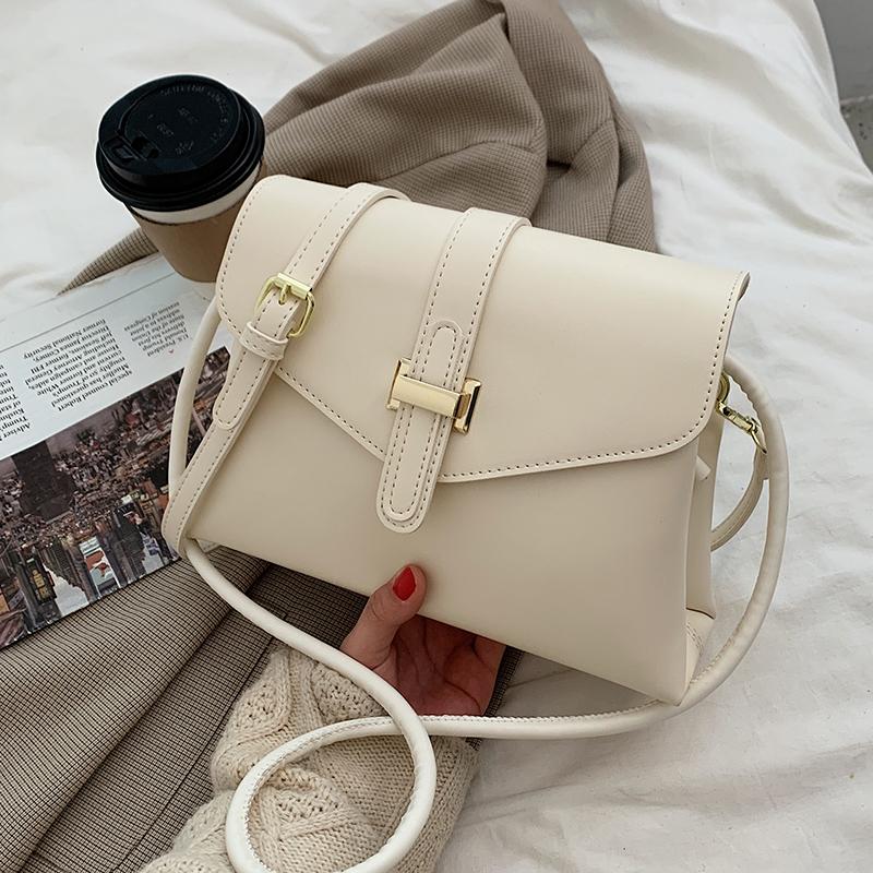 

Niche Design Popular Hot Style Handbags 2021 New Fashion Crossbody Bag Square Bag Underarm Dual-use Width: 26.5cm, Black