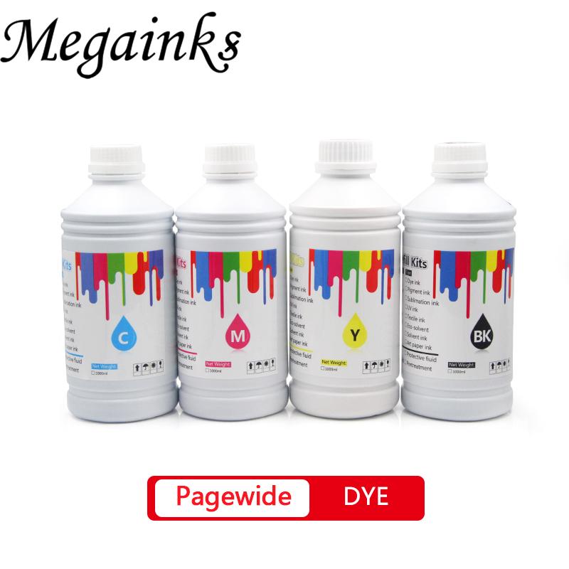

Refill Dye Ink Kit for pagewide For 972 973 974 975 981 990 991 992 993 universal dye ink 1000ml per bottle Pagewide