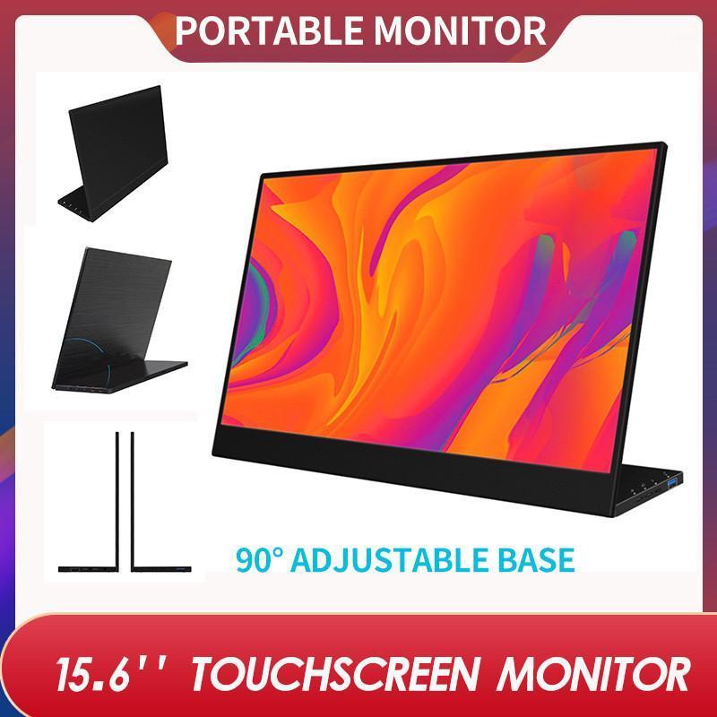 

15.6" Touchscreen Monitor 1080P IPS Panel 6000mAh Battery 90°Adjustable Base Ultra-thin Computer Monitor Gaming Display Screen1