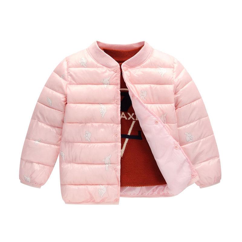 

children Winter clothing jacket Boys and Girls WarmThin kids down cotton jacket Inner baby clothes Toddler Inner cotton coat, Sky blue