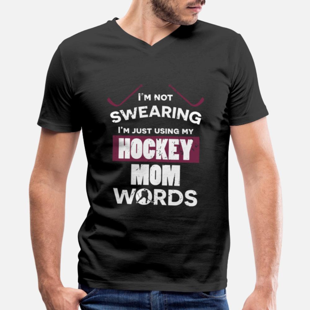 

Not Swearing I'm Just Using My Hockey Mom Words T Shirt Classic Hiphop Sportswear Tracksuit Hoodie Sweatshirt, Hoodie black