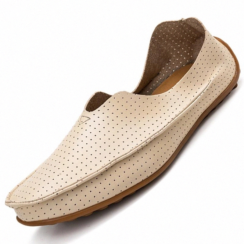 

Men Loafers Moccasins Leather Mens Shoes Lightweight Sneakers Breathable Slip-on Driving Casual Shoes Men Footwear Plus Size 47 #J88G