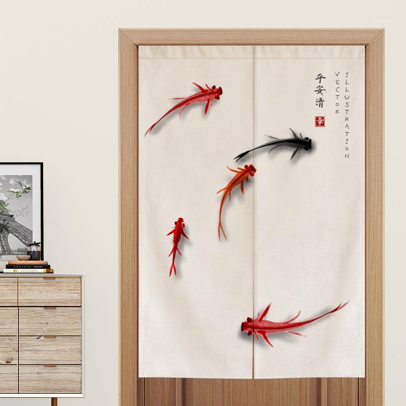 

Chinese Feng Shui Door Curtain Living Room Bedroom Bathroom Toilet Kitchen Half Curtain Japanese Noren1, 09
