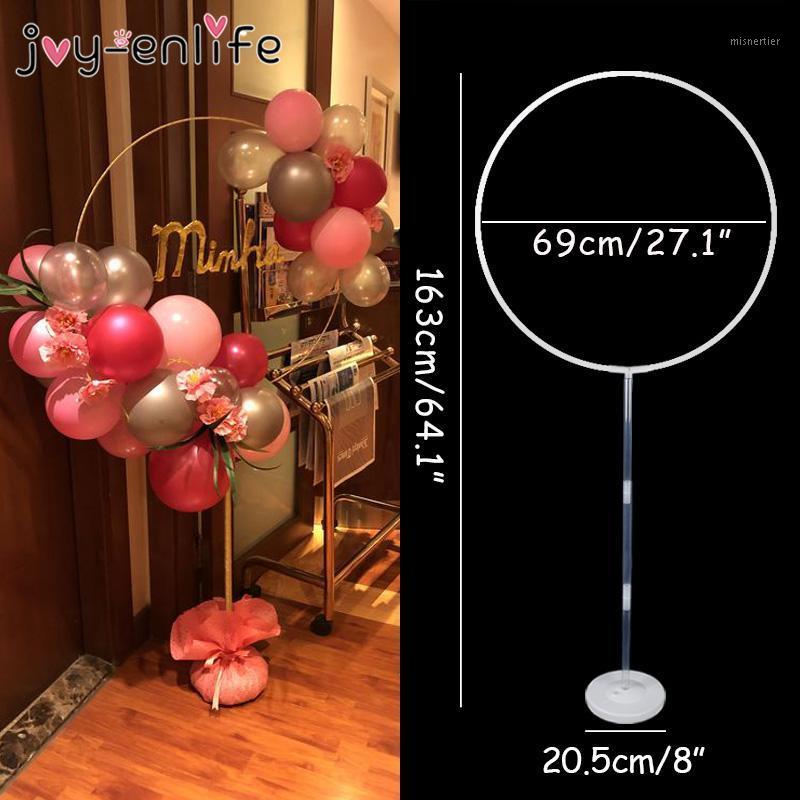 

27inch Wide Circle Balloon Stand Holder Kit Balloons Frame Baby Shower Birthday Party Wedding Background Decorative Props1