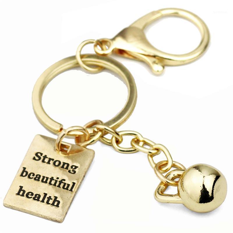 

Kettle Bell Key Chain Strong Beautiful Health Charm Gym Bag Key Ring Running CrossFit Jewelry Personal Trainer Gift1
