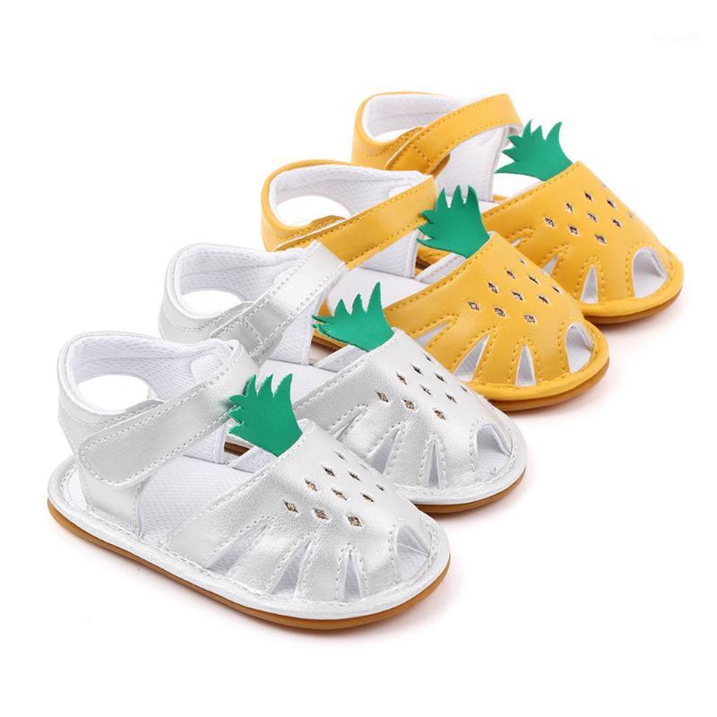 

Summer Toddler Kid Baby Girls Shoes Single Princess Roman Shoes Cute Pineapple Print First Walk Hollow Out Sneakers1, Yellow