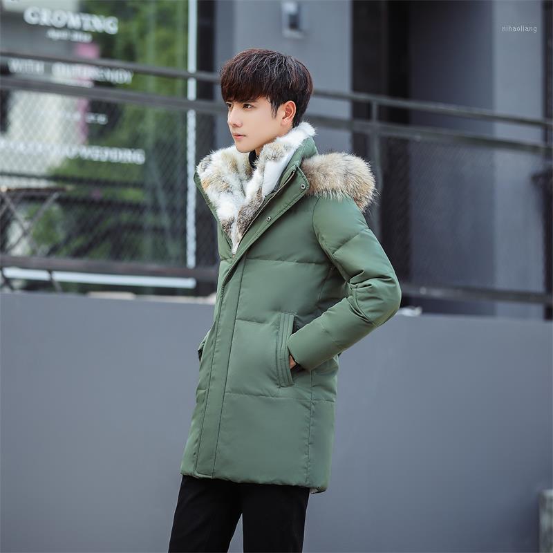 

Coat Down Winter Duck Down Jacket Men Fashions Plus Size Korean White Men' Jackets and Coats Parka Doudoune Homme1, Black
