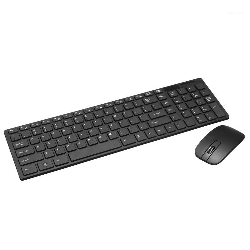 

S SKYEE Ultra-Thin Wireless Keyboard and Mouse Combo Business Low-Noise Ergonomic Keyboard Mouse Set for Mac Pc Win XP/7/101